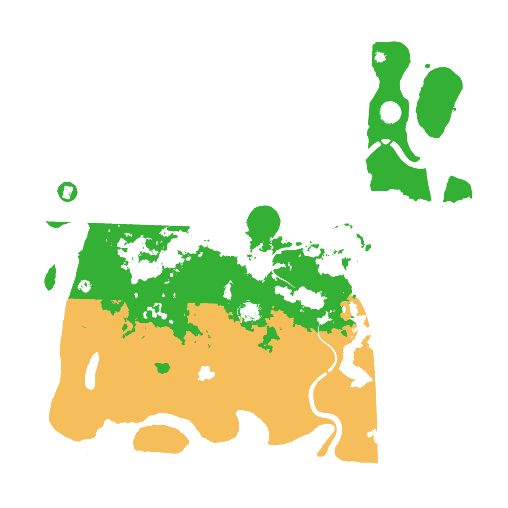 Biome Rust Map: Procedural Map, Size: 4100, Seed: 41198864