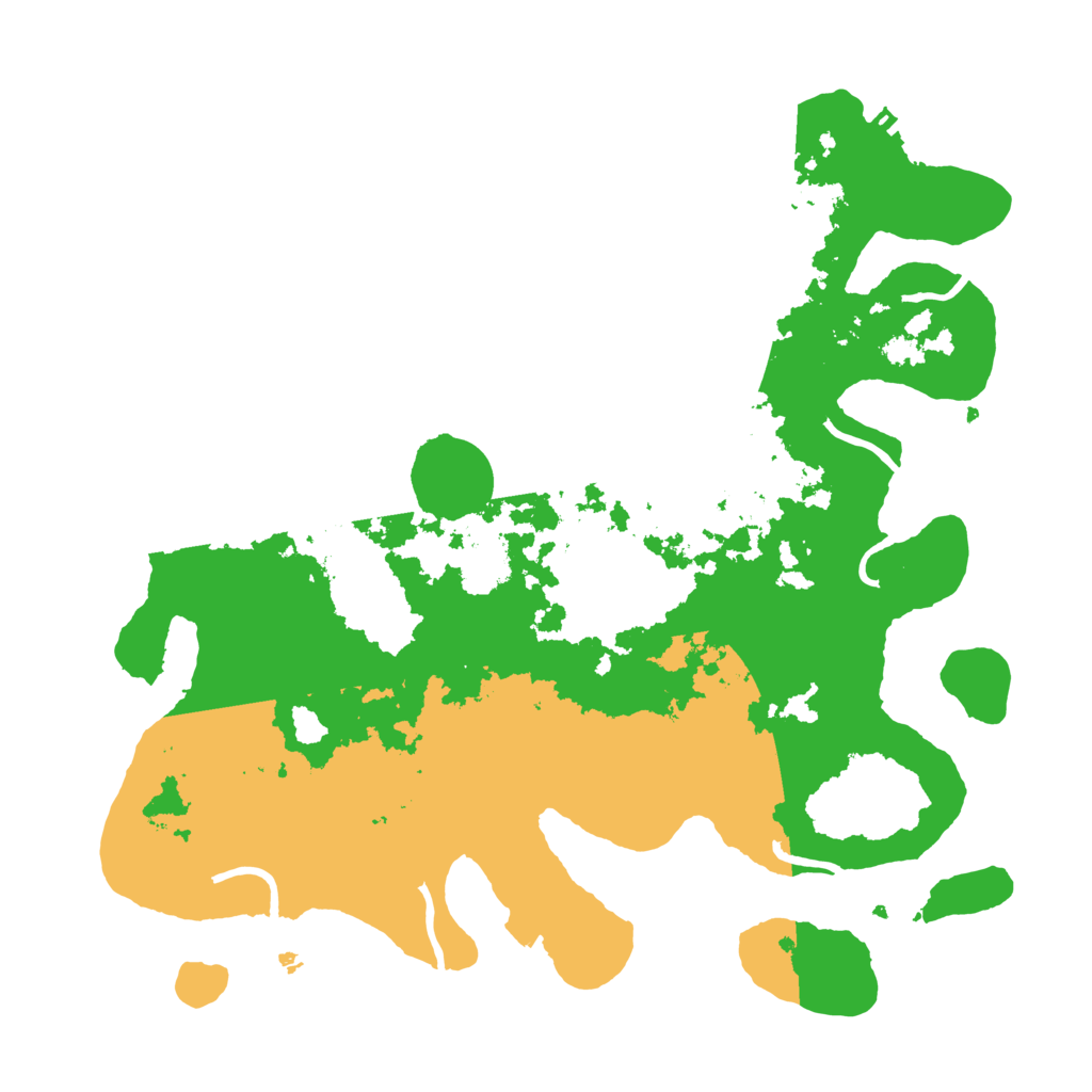 Biome Rust Map: Procedural Map, Size: 3650, Seed: 76116148