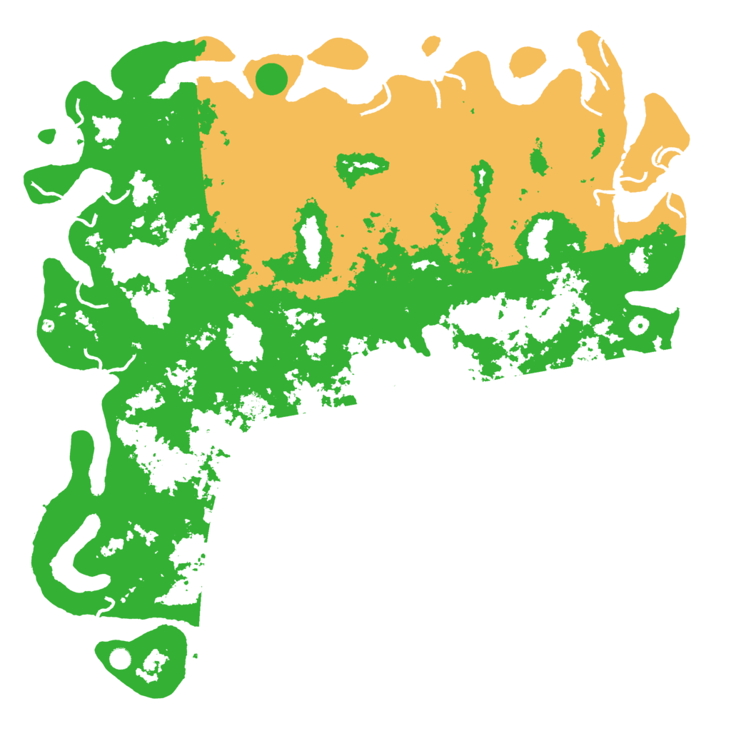 Biome Rust Map: Procedural Map, Size: 6000, Seed: 1392568