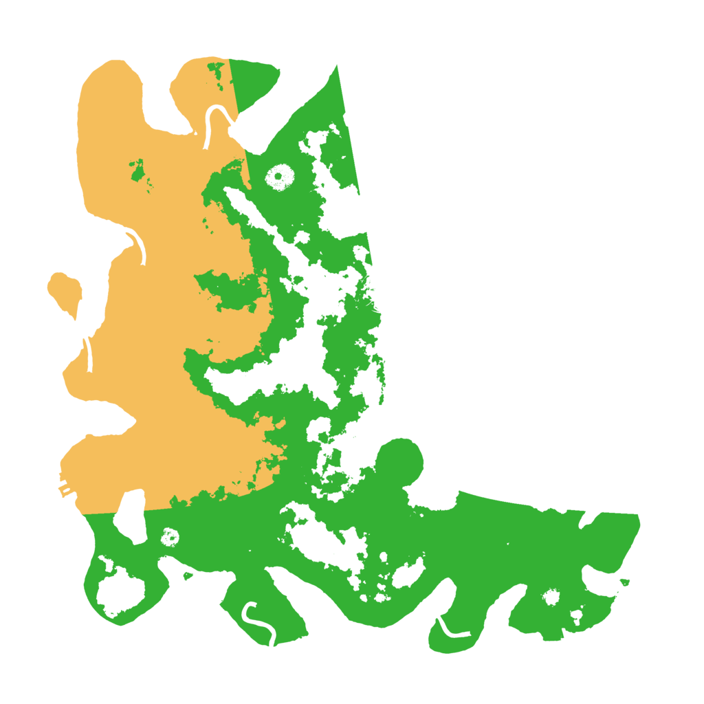 Biome Rust Map: Procedural Map, Size: 3950, Seed: 23324335
