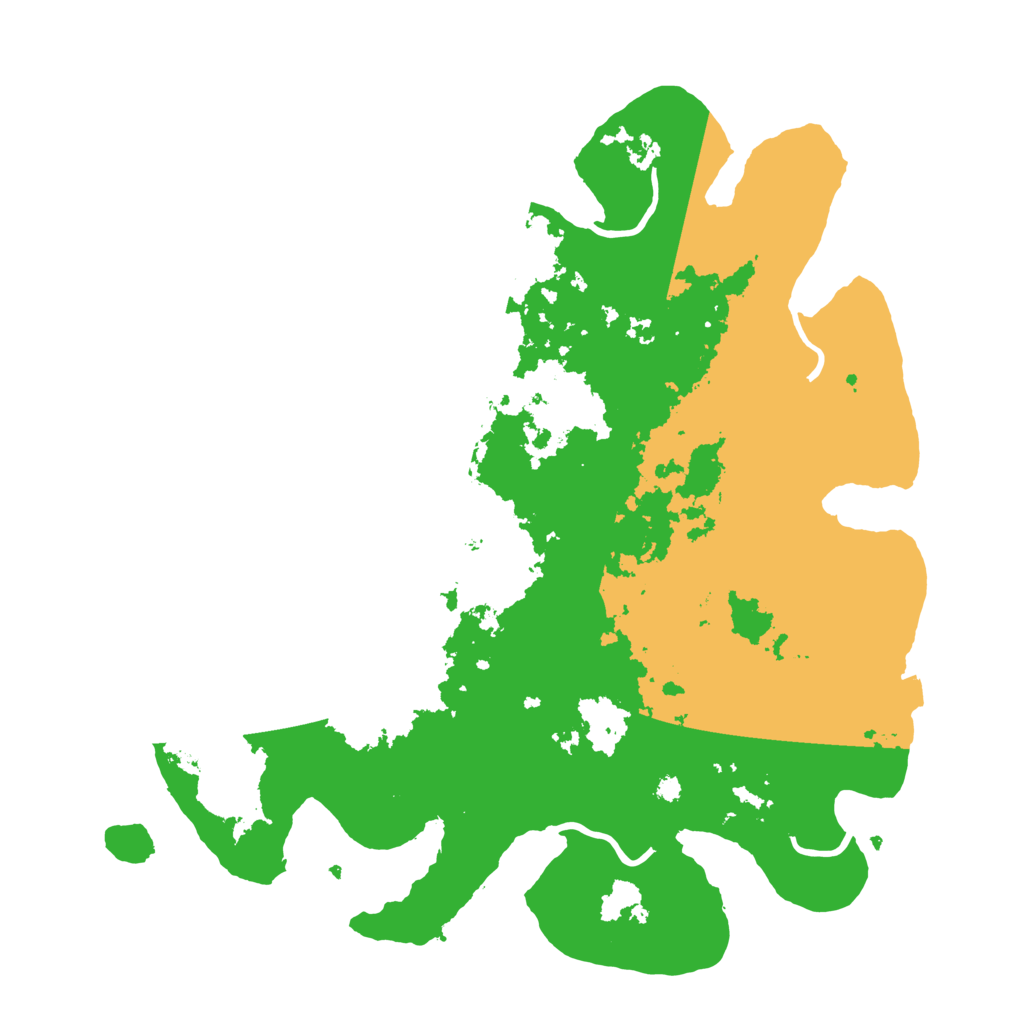 Biome Rust Map: Procedural Map, Size: 3750, Seed: 51096069