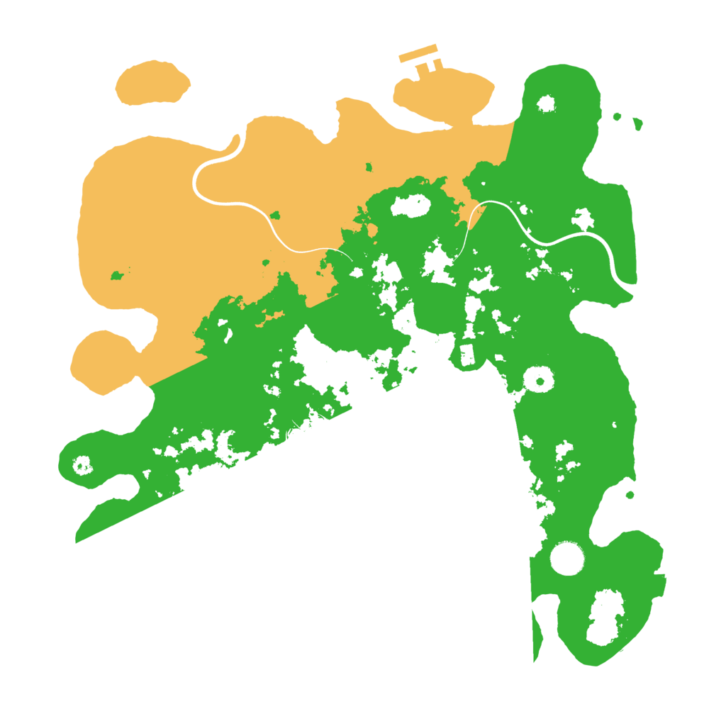 Biome Rust Map: Procedural Map, Size: 3750, Seed: 8534124