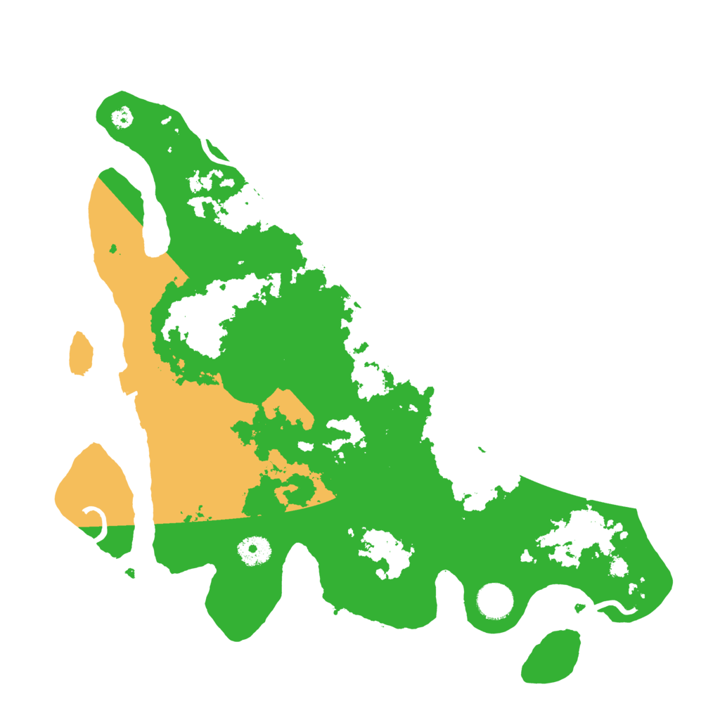 Biome Rust Map: Procedural Map, Size: 3500, Seed: 72148042