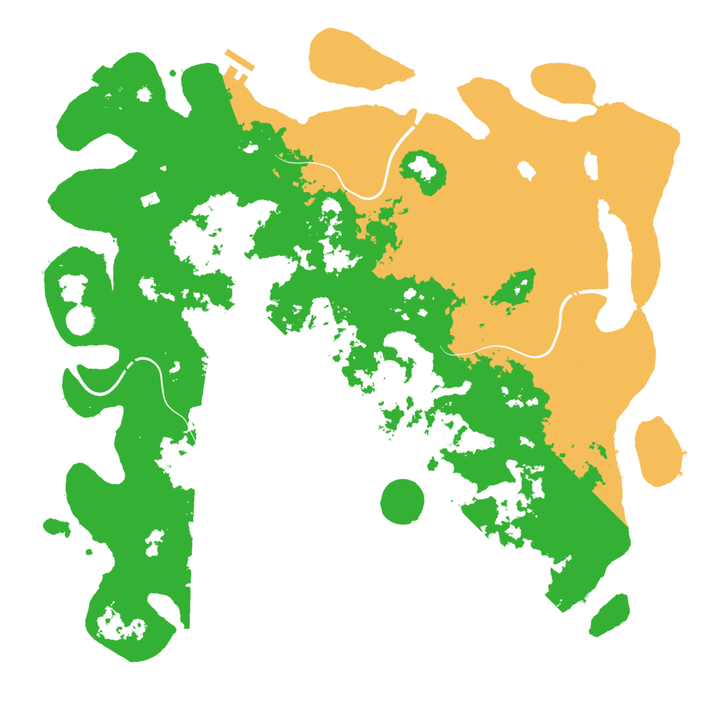 Biome Rust Map: Procedural Map, Size: 4400, Seed: 49064244