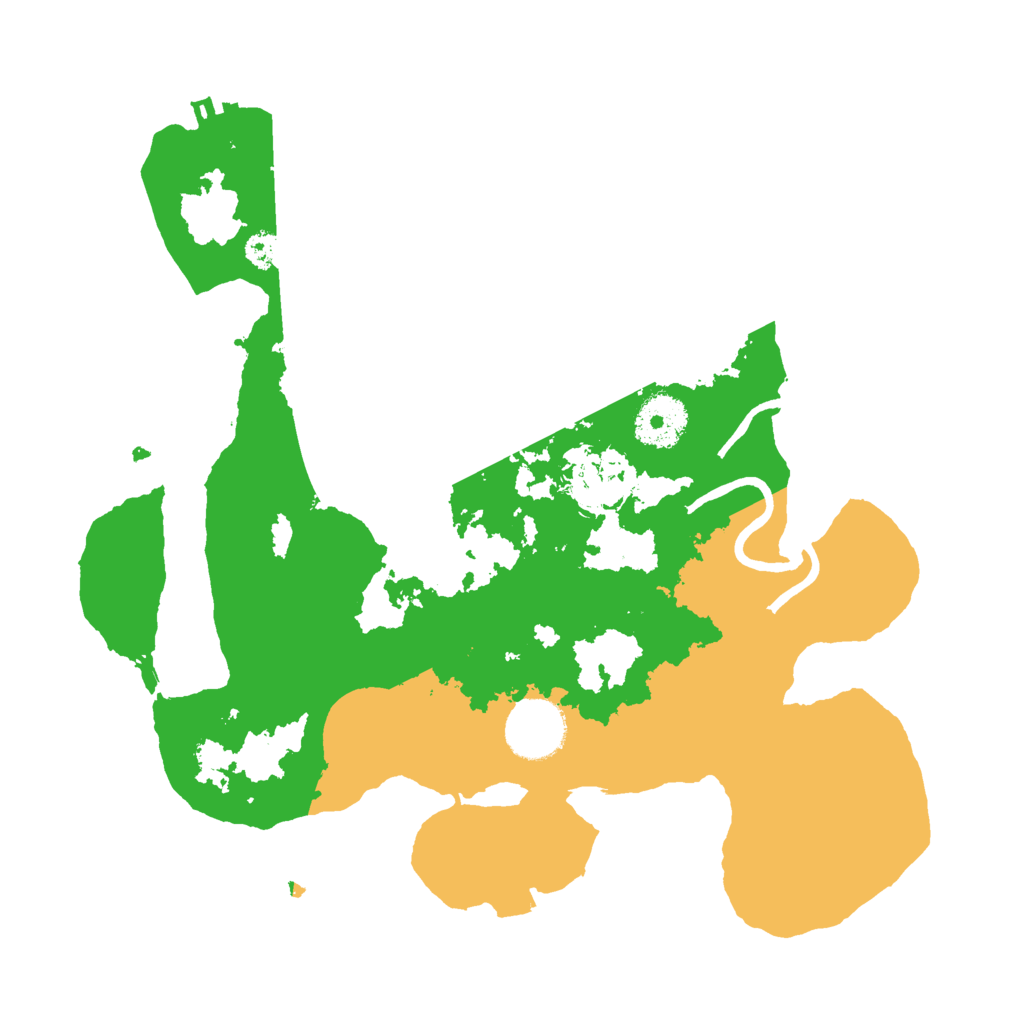 Biome Rust Map: Procedural Map, Size: 3000, Seed: 93475