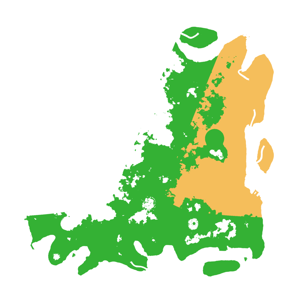 Biome Rust Map: Procedural Map, Size: 4100, Seed: 57612528