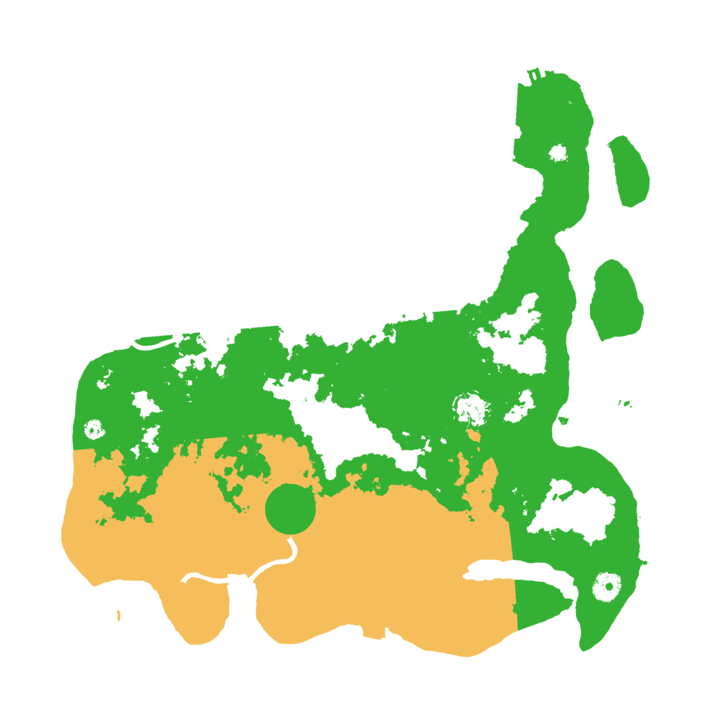 Biome Rust Map: Procedural Map, Size: 3700, Seed: 17249809