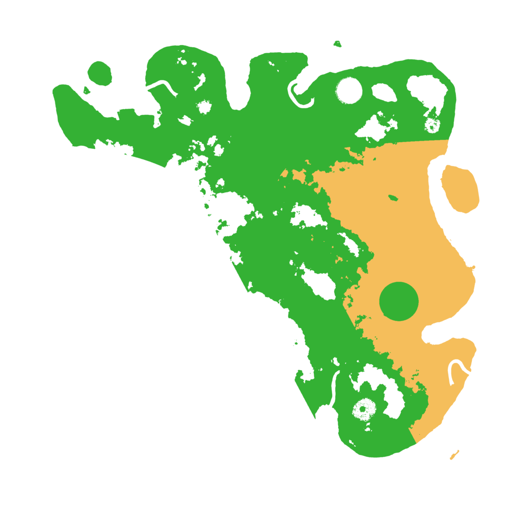 Biome Rust Map: Procedural Map, Size: 3500, Seed: 89360975