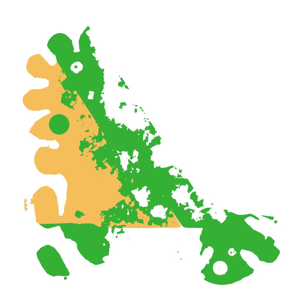 Biome Rust Map: Procedural Map, Size: 3950, Seed: 13917919