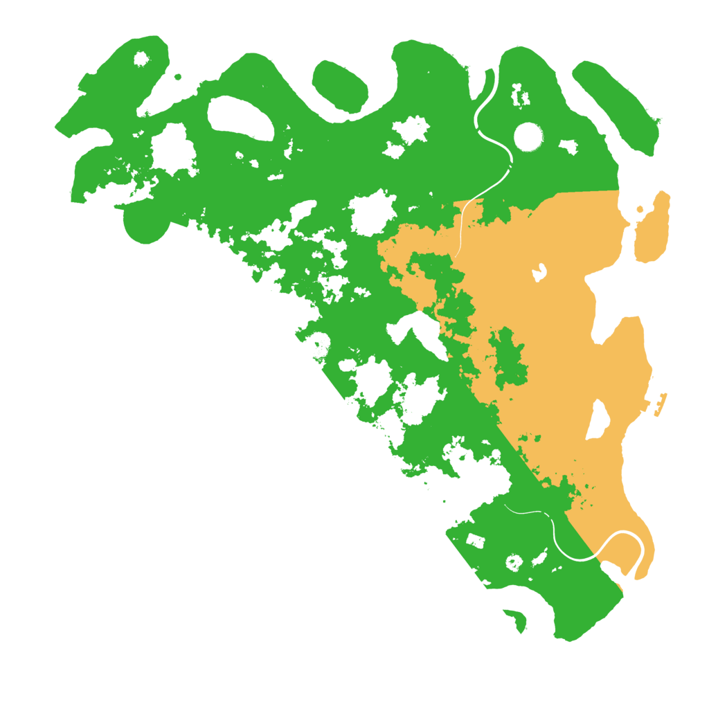 Biome Rust Map: Procedural Map, Size: 4300, Seed: 59389583