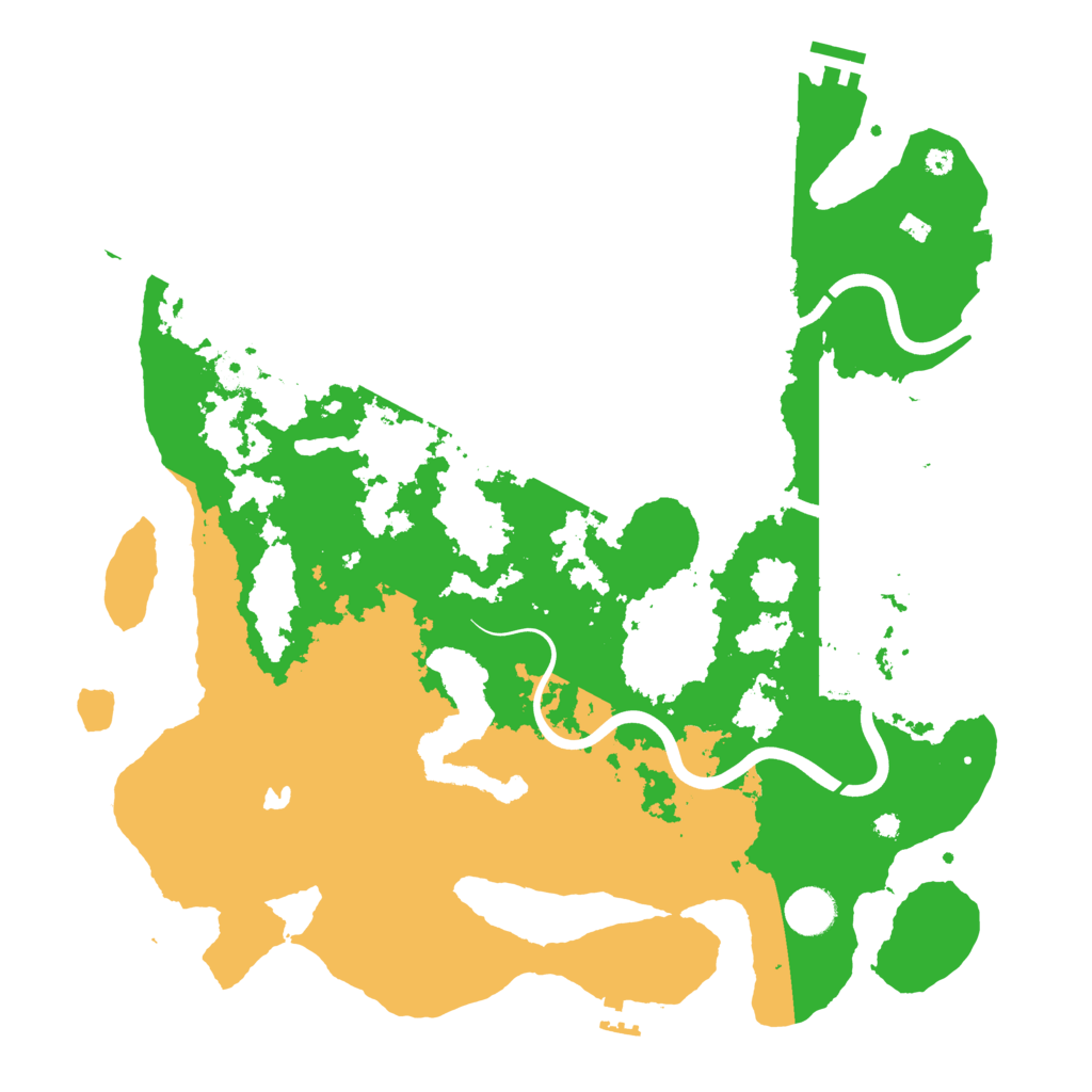 Biome Rust Map: Procedural Map, Size: 4000, Seed: 25943242