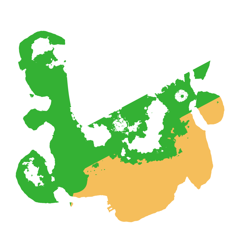 Biome Rust Map: Procedural Map, Size: 3000, Seed: 2461251