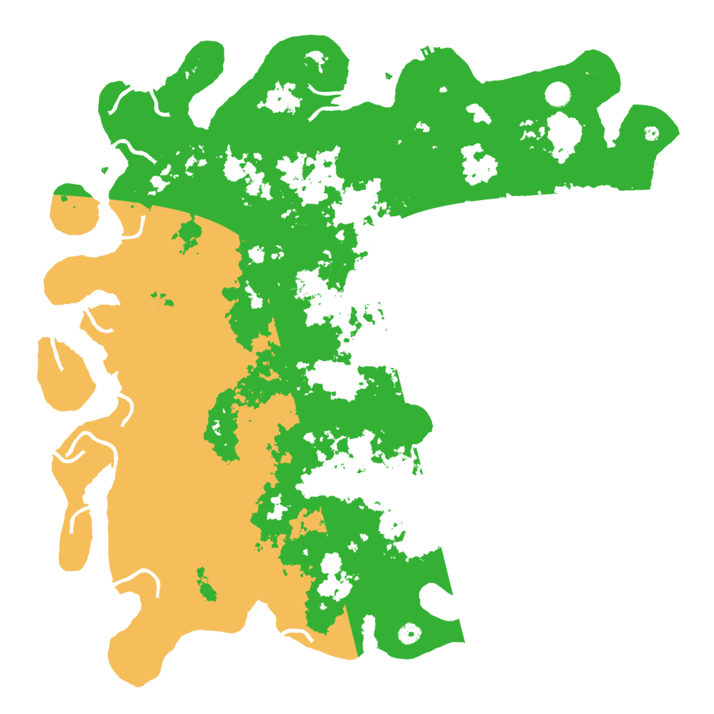 Biome Rust Map: Procedural Map, Size: 5000, Seed: 677191586