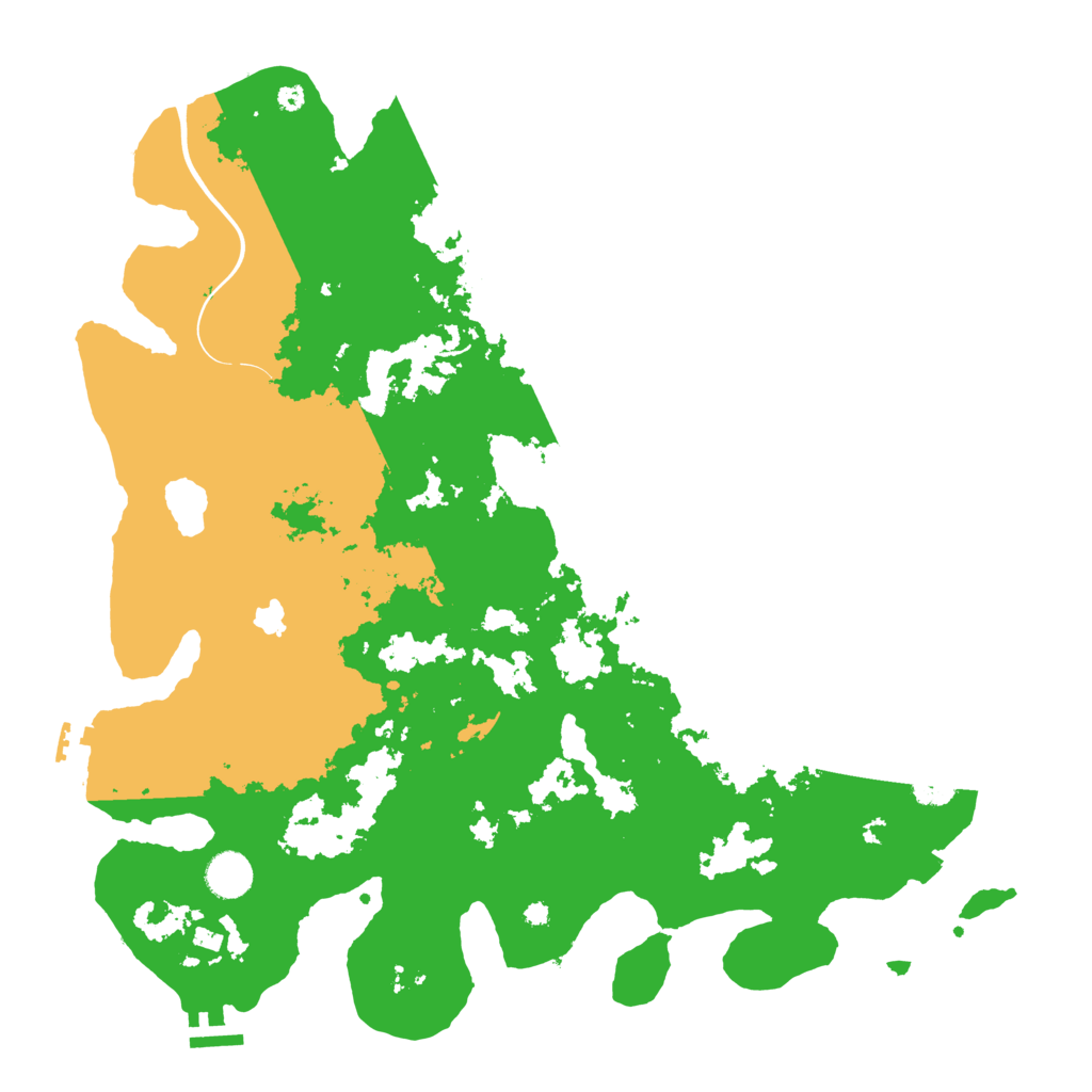 Biome Rust Map: Procedural Map, Size: 4100, Seed: 47849940