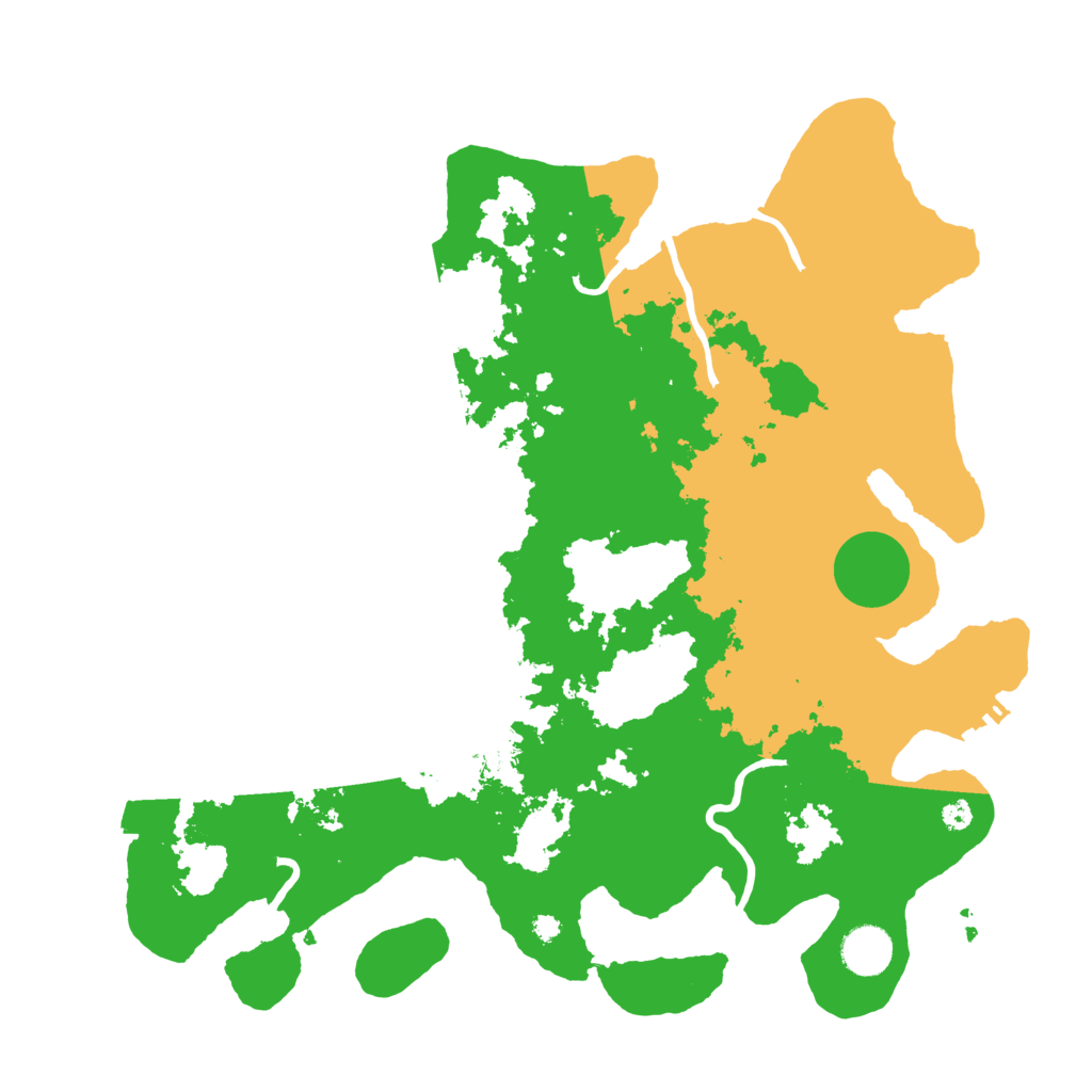 Biome Rust Map: Procedural Map, Size: 3800, Seed: 77126715