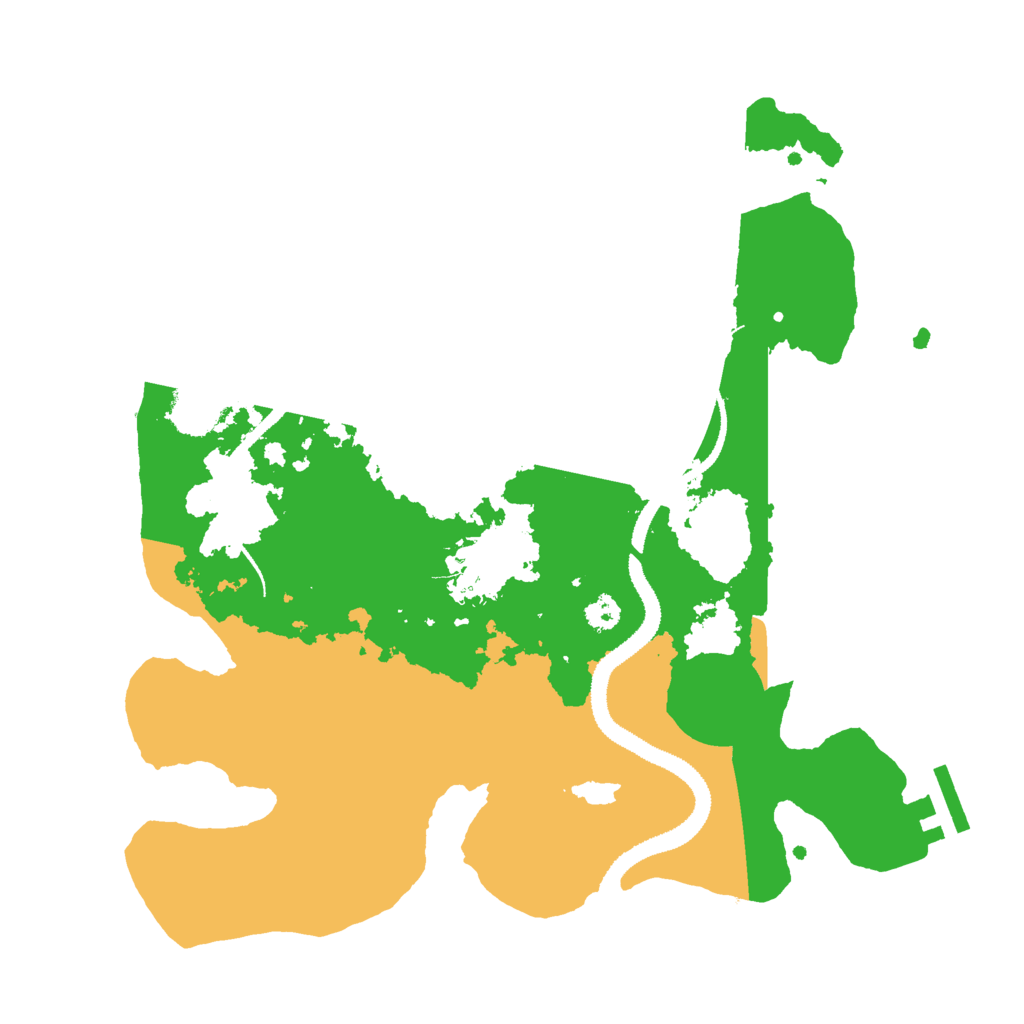 Biome Rust Map: Procedural Map, Size: 3000, Seed: 35339