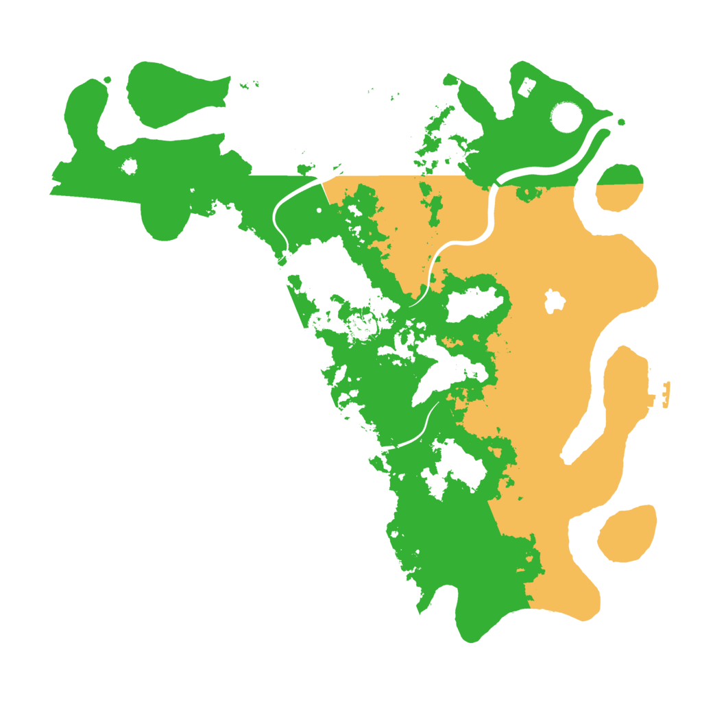 Biome Rust Map: Procedural Map, Size: 4000, Seed: 12358