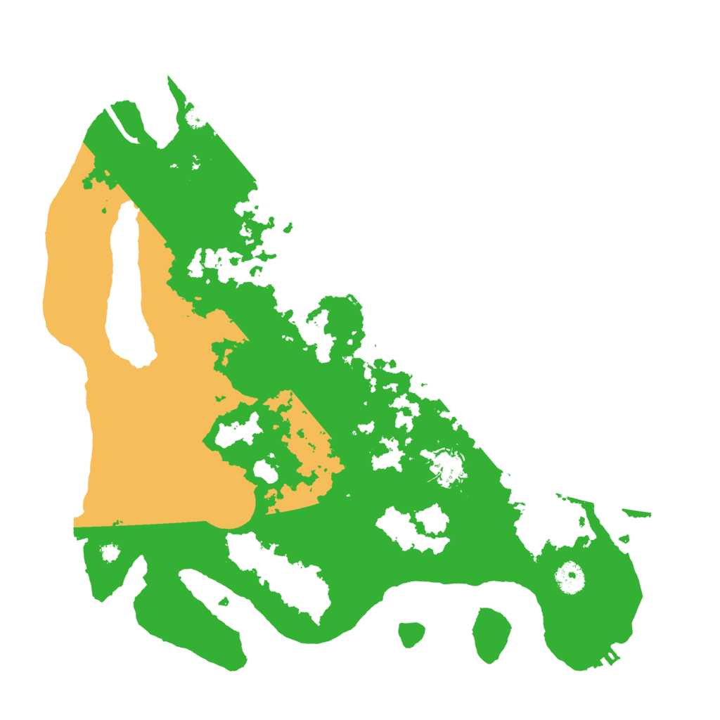 Biome Rust Map: Procedural Map, Size: 3600, Seed: 29429158