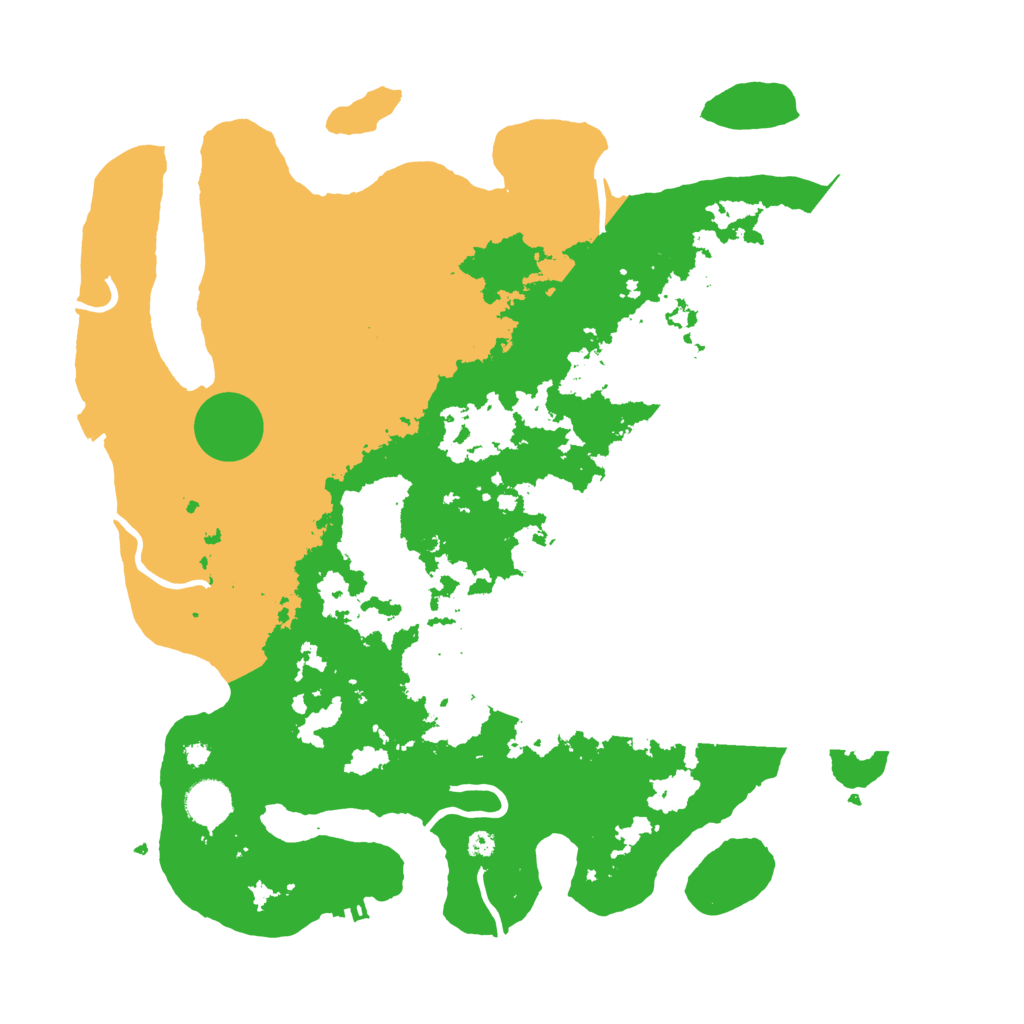 Biome Rust Map: Procedural Map, Size: 3900, Seed: 25786013