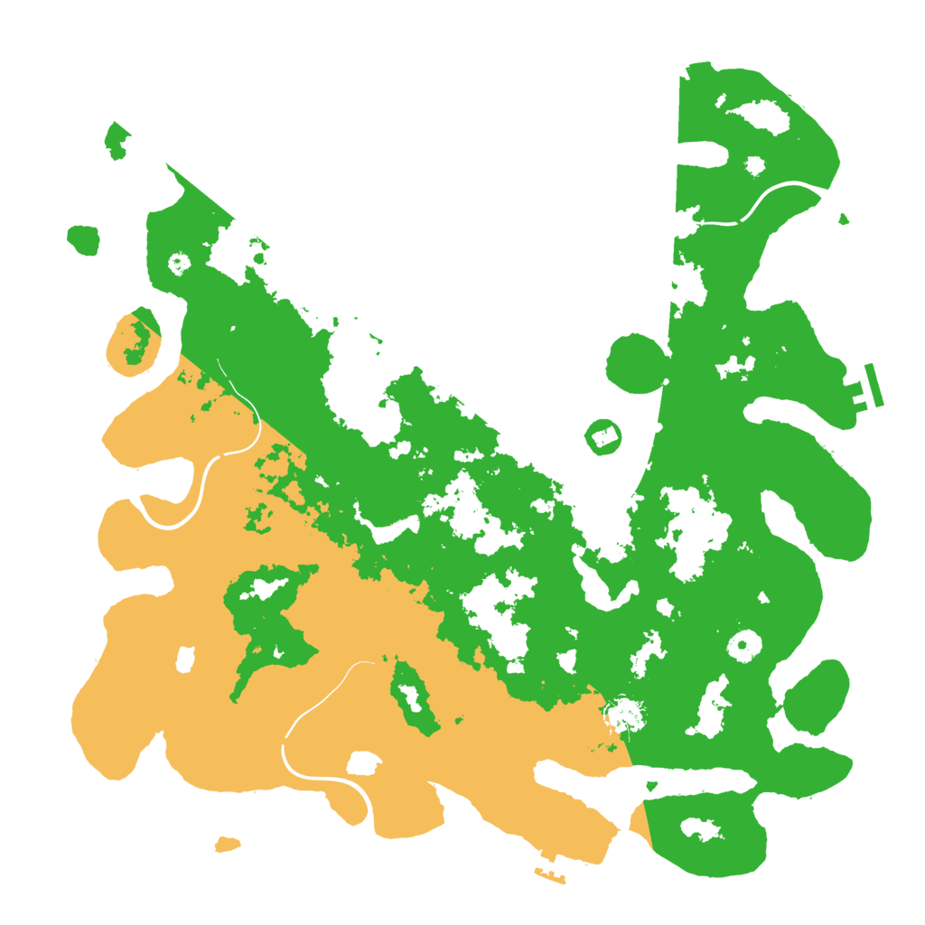 Biome Rust Map: Procedural Map, Size: 4250, Seed: 197247815