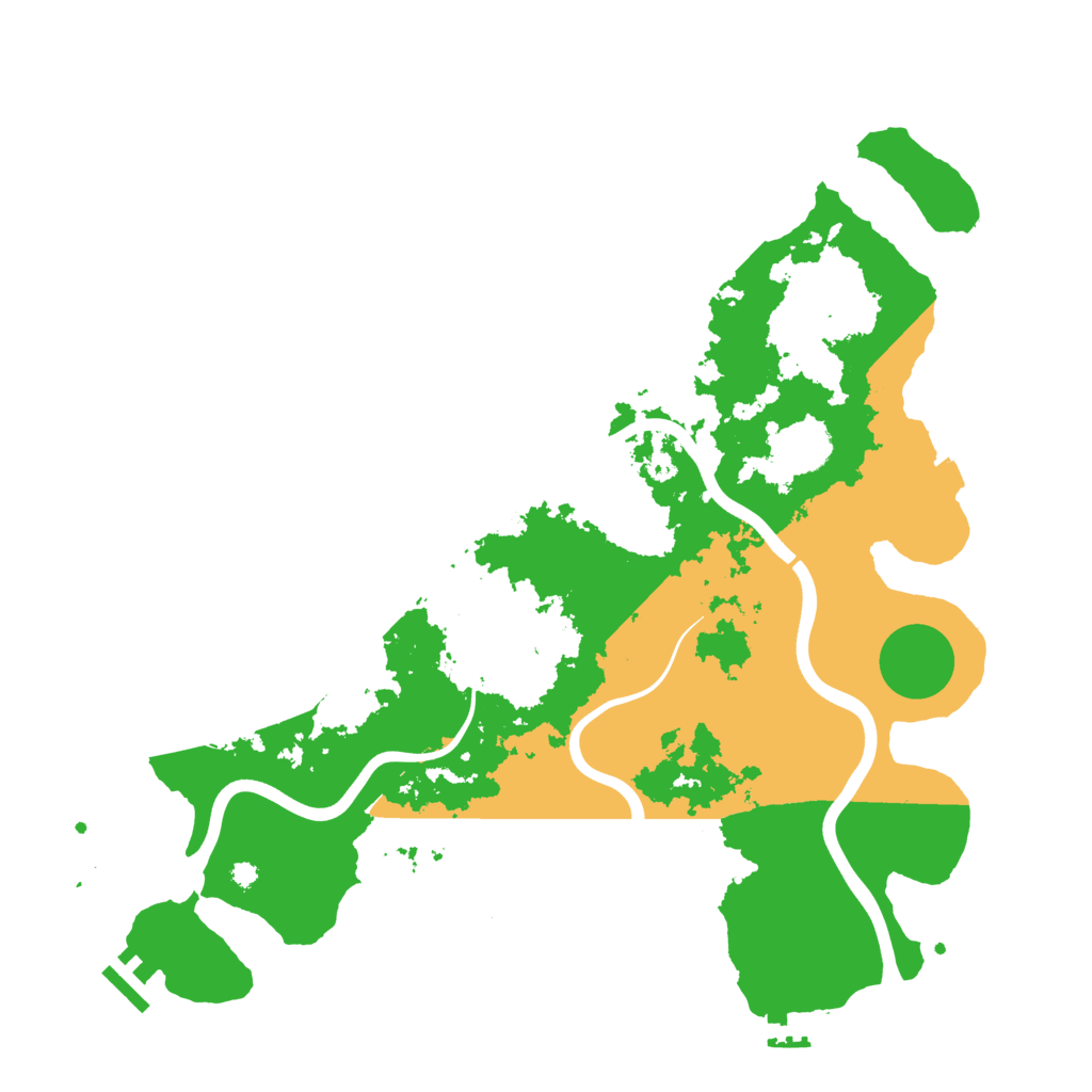 Biome Rust Map: Procedural Map, Size: 3850, Seed: 19707671
