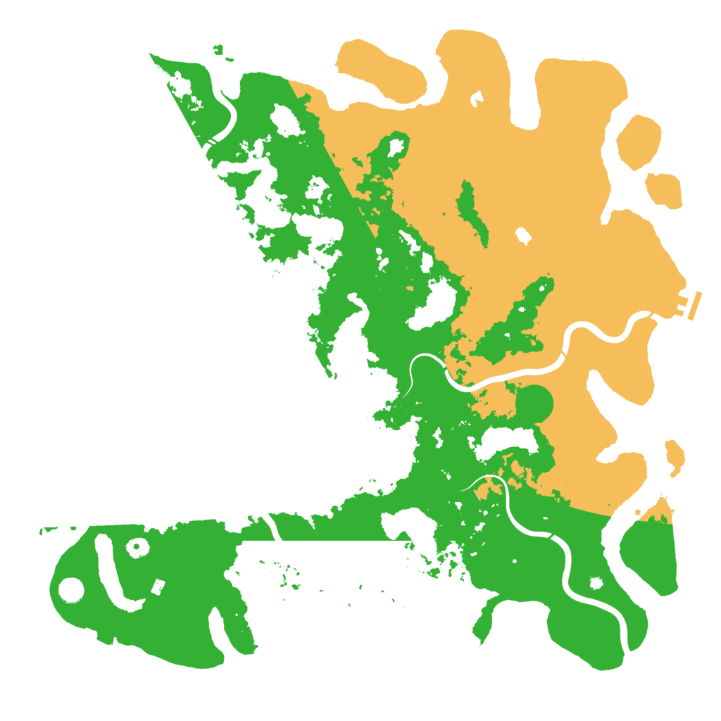 Biome Rust Map: Procedural Map, Size: 5000, Seed: 1399360042