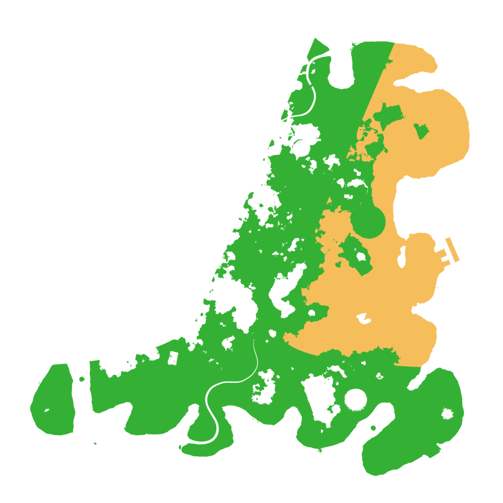 Biome Rust Map: Procedural Map, Size: 4000, Seed: 1261822385