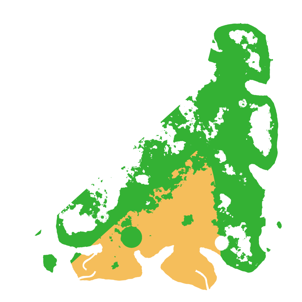 Biome Rust Map: Procedural Map, Size: 3800, Seed: 82258150