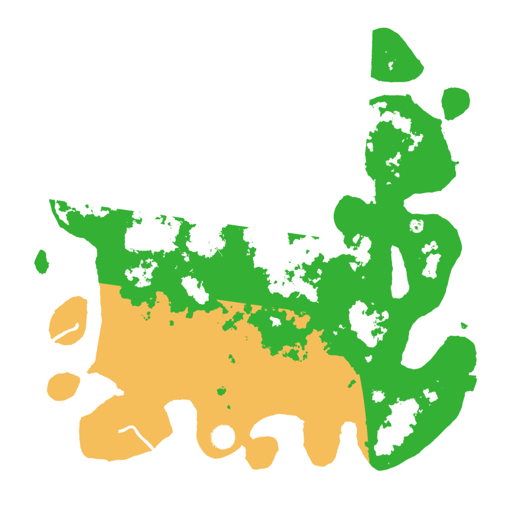 Biome Rust Map: Procedural Map, Size: 3700, Seed: 20414613