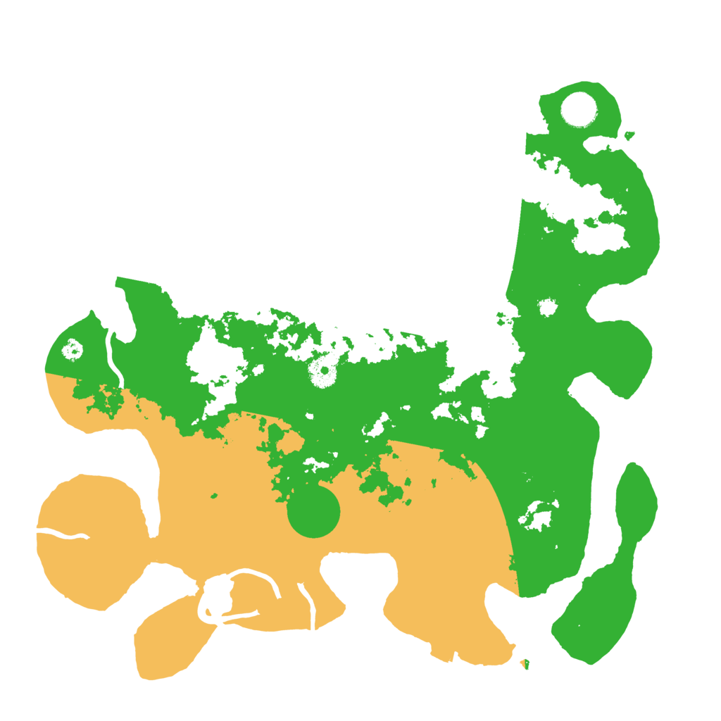 Biome Rust Map: Procedural Map, Size: 3600, Seed: 347333