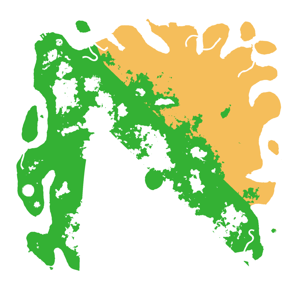 Biome Rust Map: Procedural Map, Size: 4400, Seed: 16362622