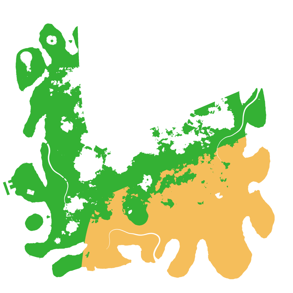 Biome Rust Map: Procedural Map, Size: 4400, Seed: 56781858