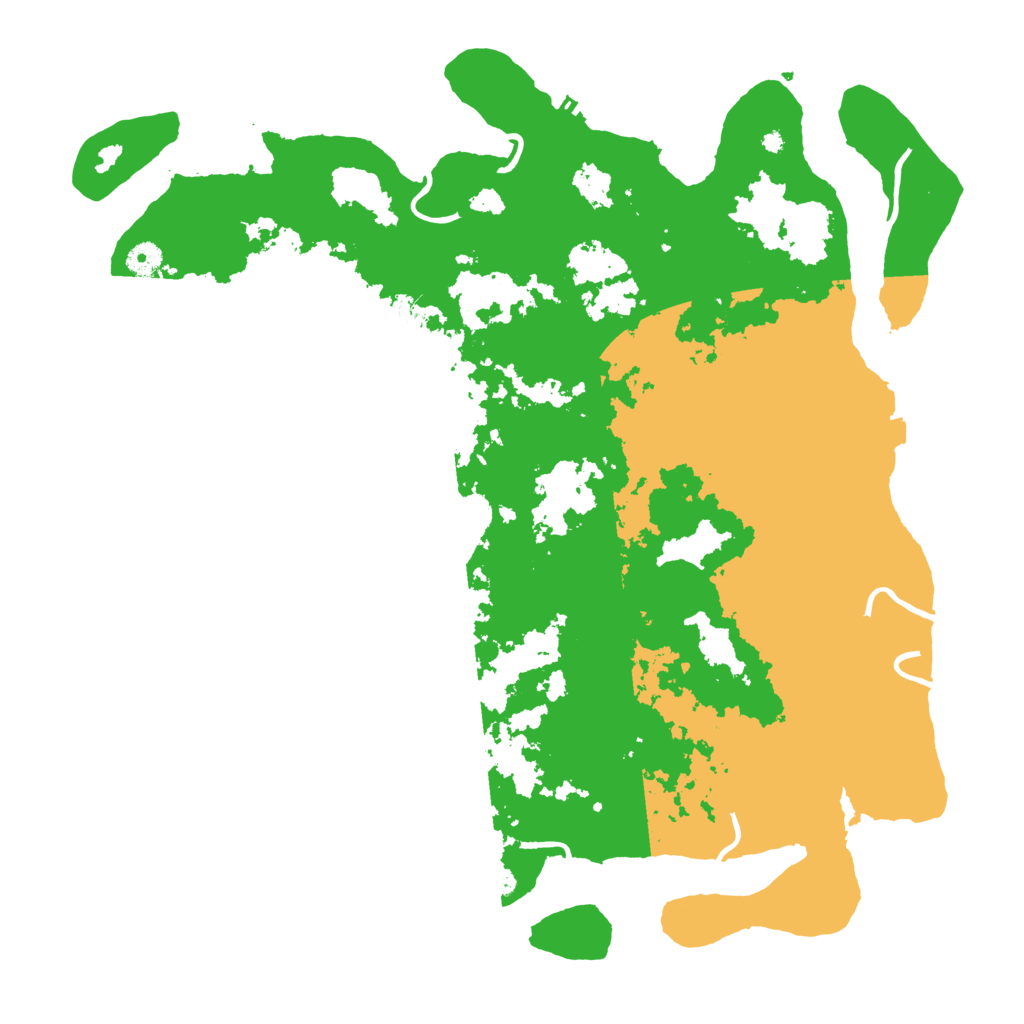 Biome Rust Map: Procedural Map, Size: 4550, Seed: 17777