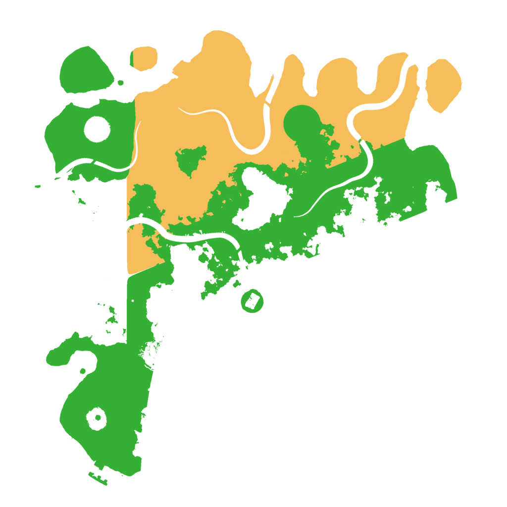 Biome Rust Map: Procedural Map, Size: 3600, Seed: 86612357