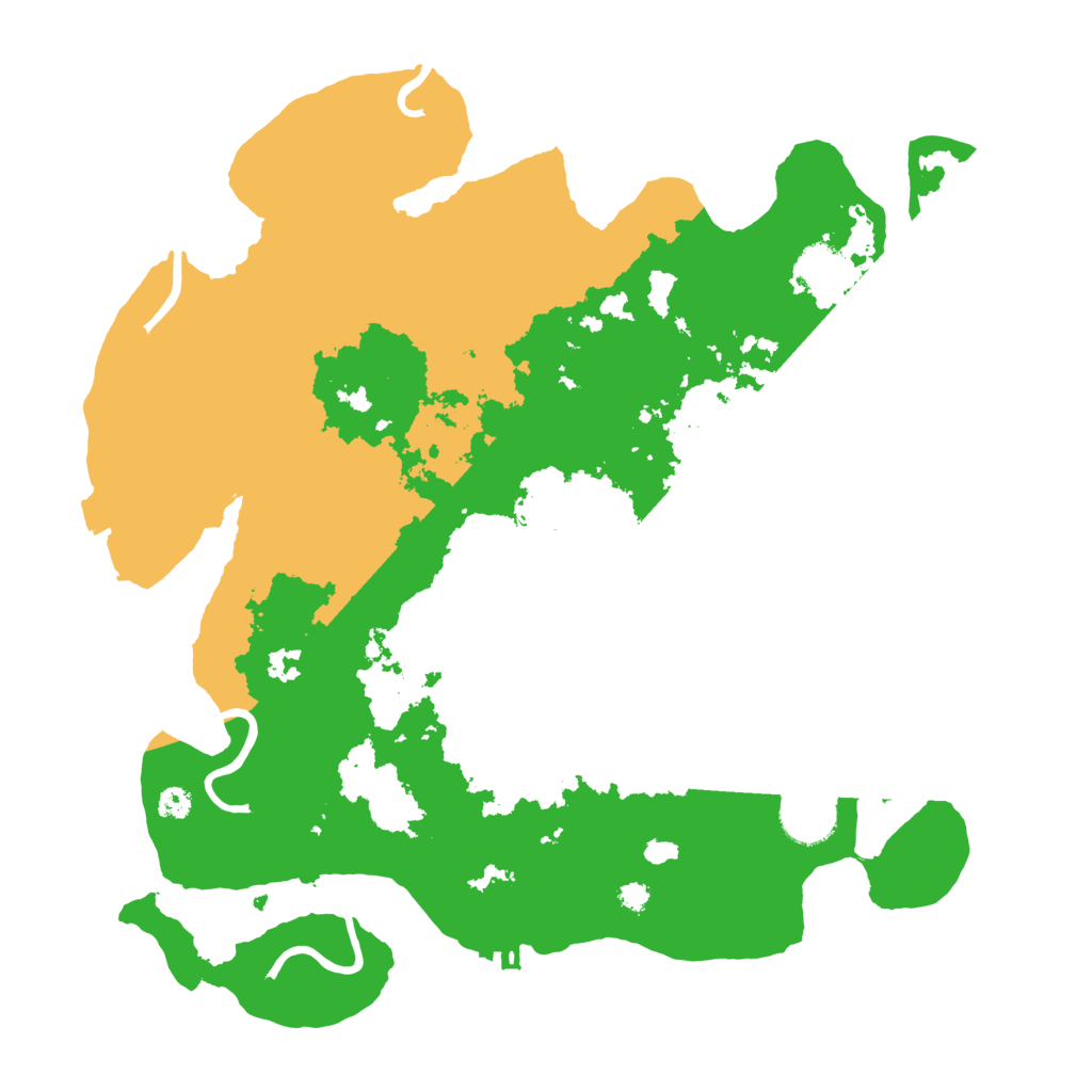 Biome Rust Map: Procedural Map, Size: 3450, Seed: 93259158