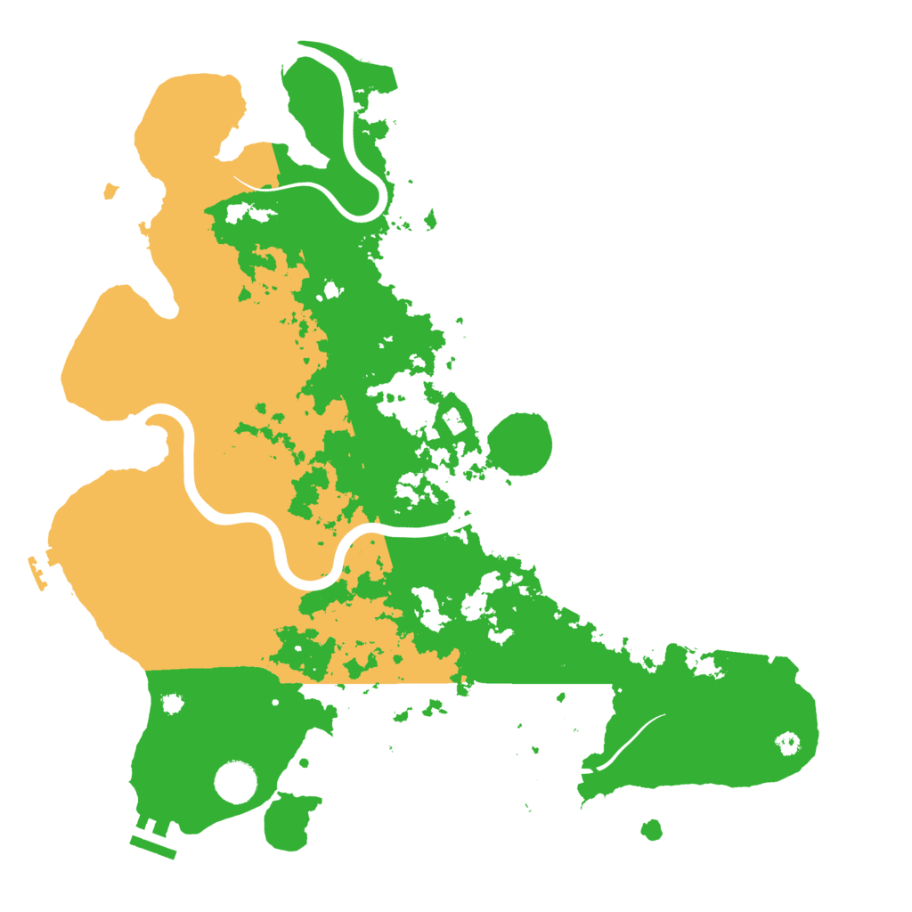 Biome Rust Map: Procedural Map, Size: 3900, Seed: 75154742