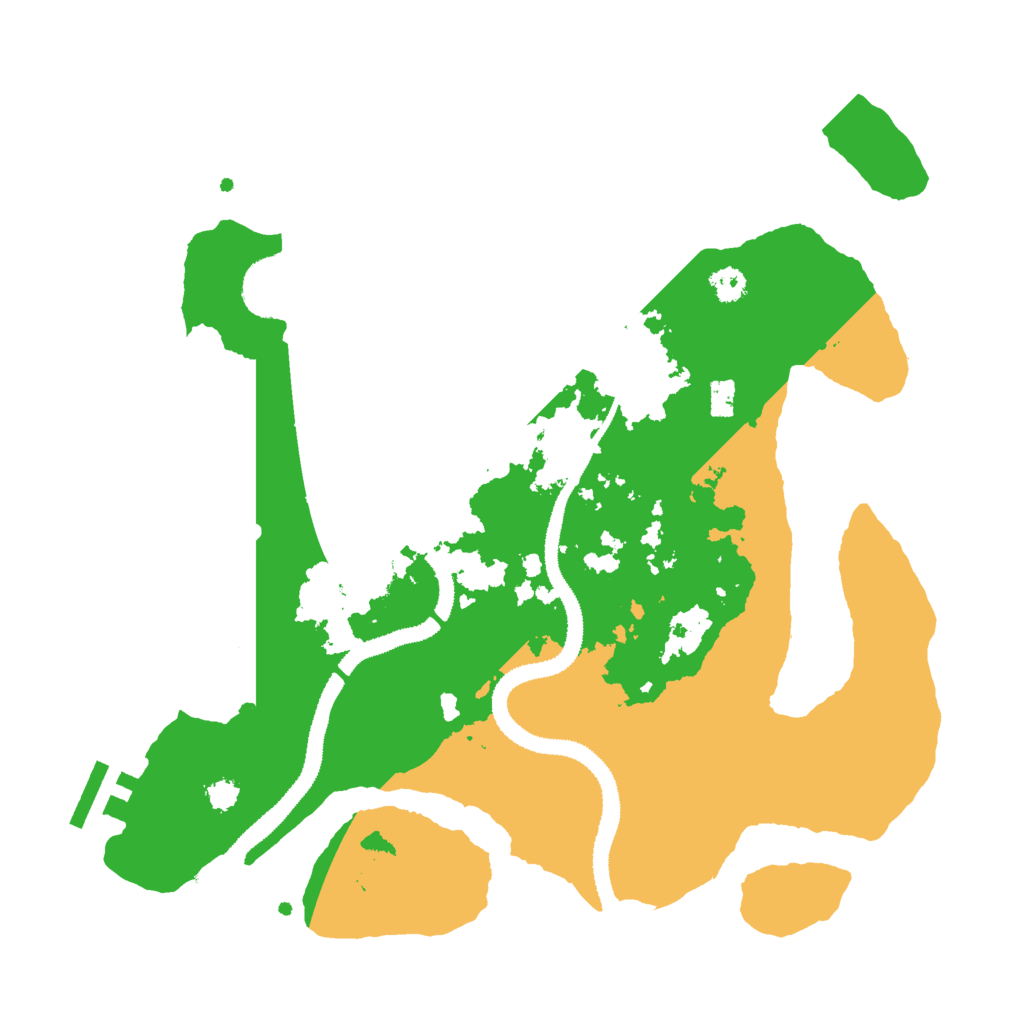 Biome Rust Map: Procedural Map, Size: 3000, Seed: 962384500