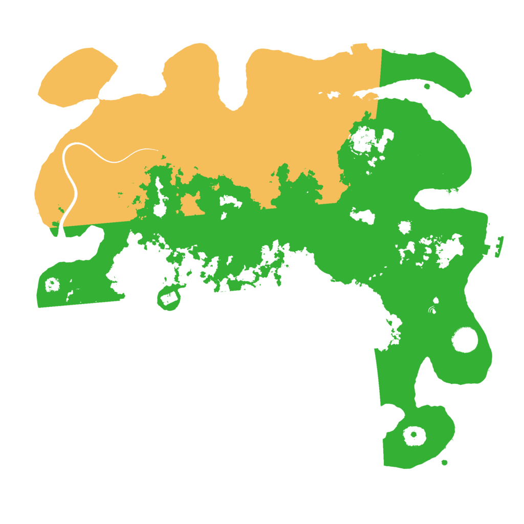 Biome Rust Map: Procedural Map, Size: 3650, Seed: 52062231
