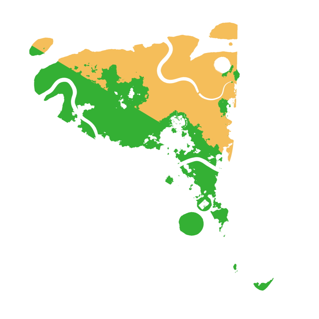 Biome Rust Map: Procedural Map, Size: 3600, Seed: 89562696