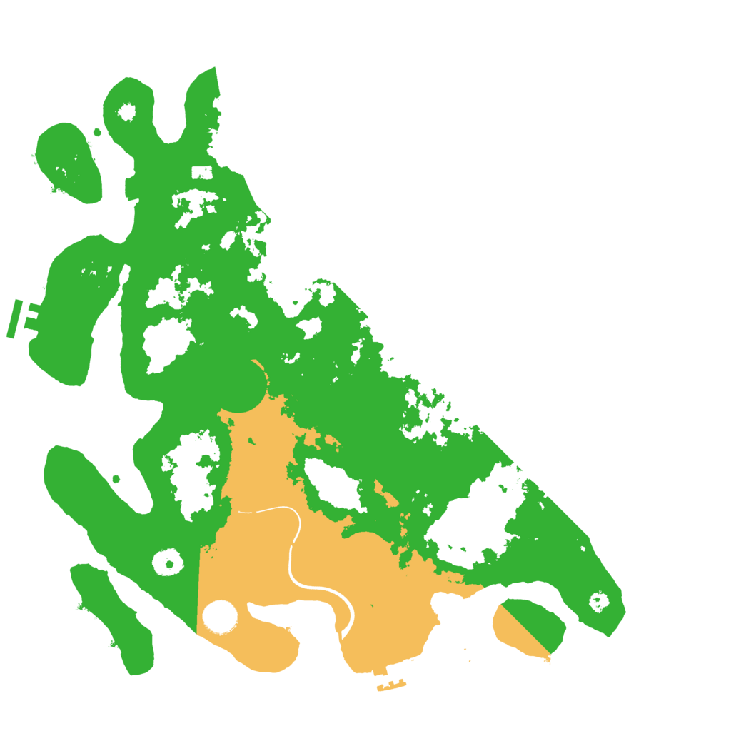 Biome Rust Map: Procedural Map, Size: 3800, Seed: 97974385