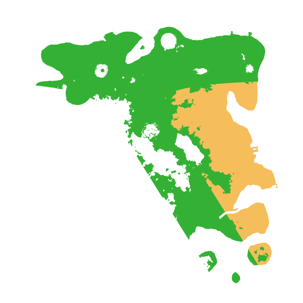 Biome Rust Map: Procedural Map, Size: 3400, Seed: 39419773