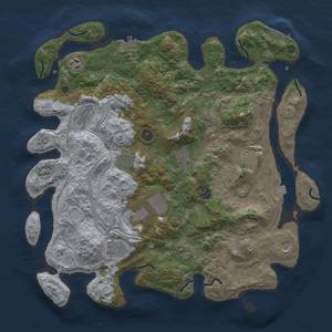 Thumbnail Rust Map: Procedural Map, Size: 4250, Seed: 475240259, 19 Monuments