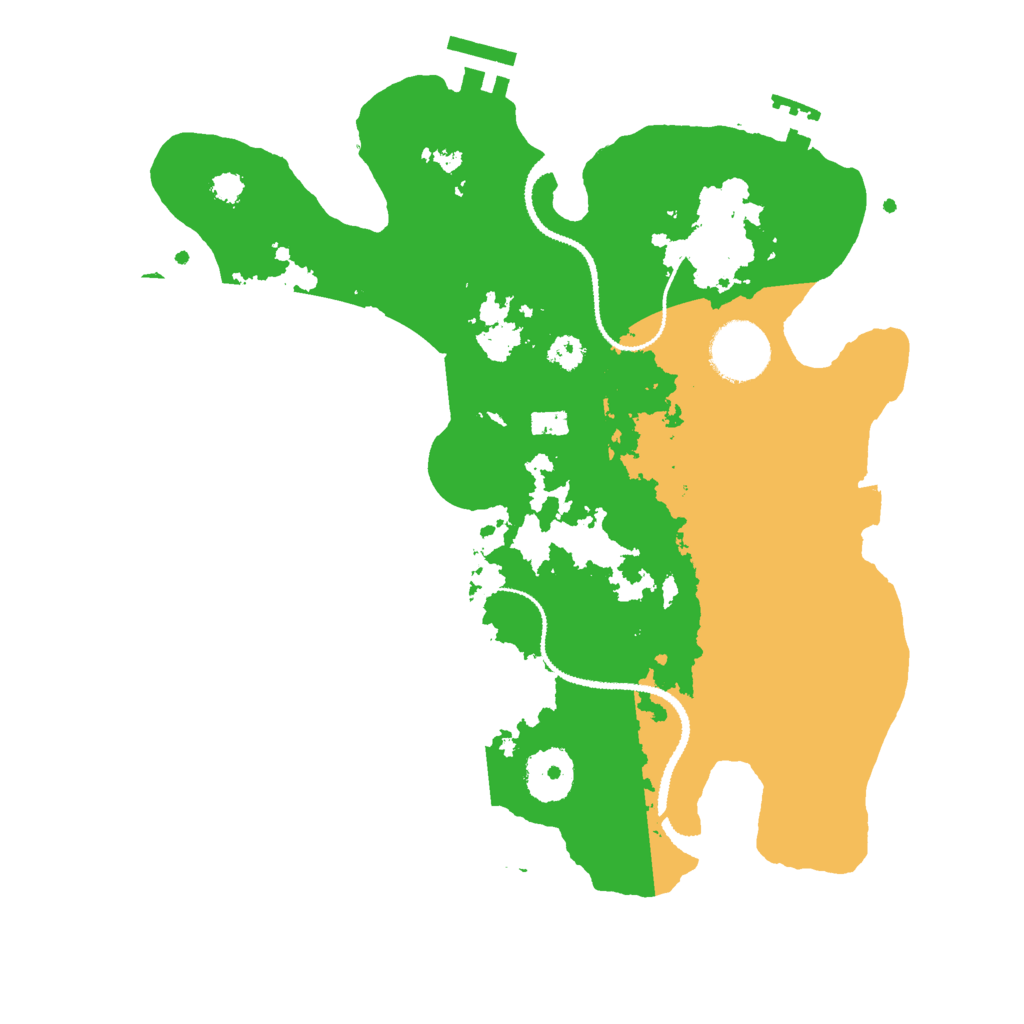 Biome Rust Map: Procedural Map, Size: 3000, Seed: 14419