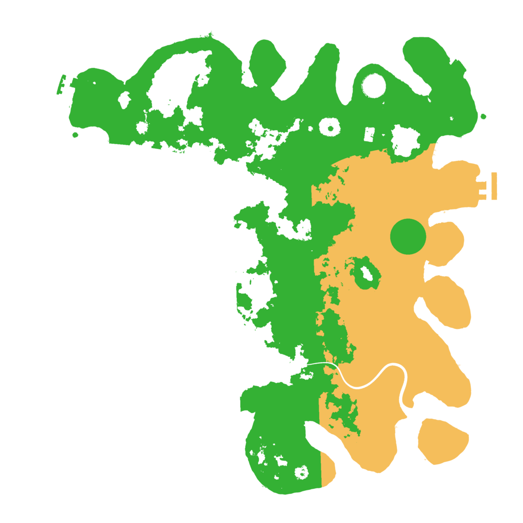 Biome Rust Map: Procedural Map, Size: 3850, Seed: 13749574