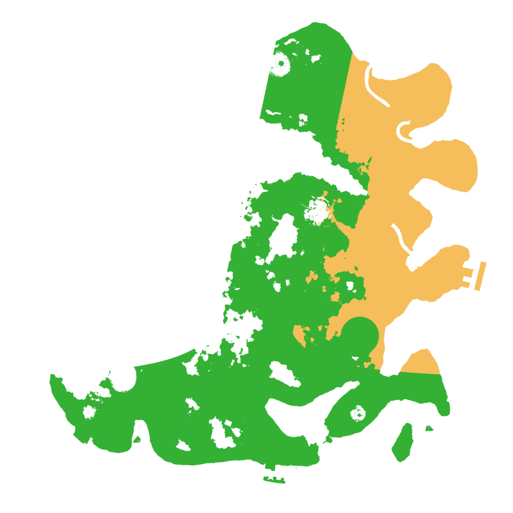 Biome Rust Map: Procedural Map, Size: 3550, Seed: 1953333604