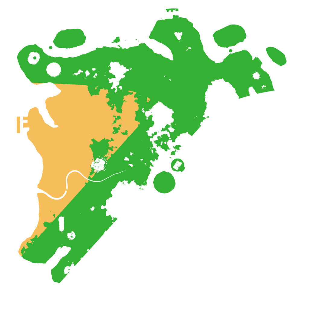 Biome Rust Map: Procedural Map, Size: 3800, Seed: 54537213