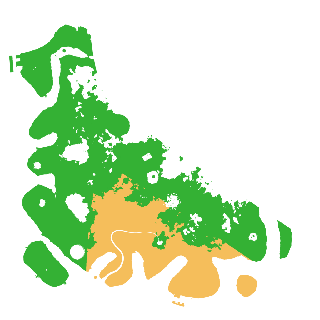 Biome Rust Map: Procedural Map, Size: 3900, Seed: 66647550