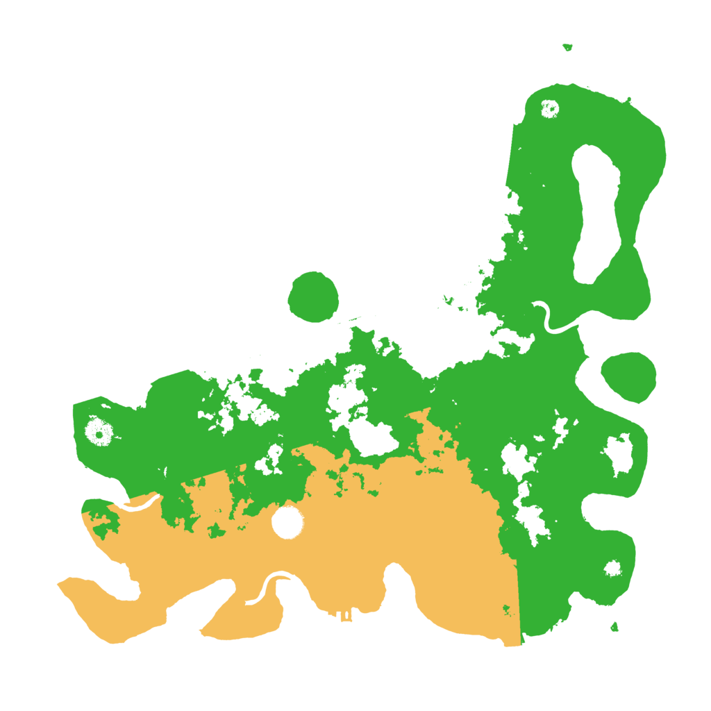 Biome Rust Map: Procedural Map, Size: 3950, Seed: 89629875