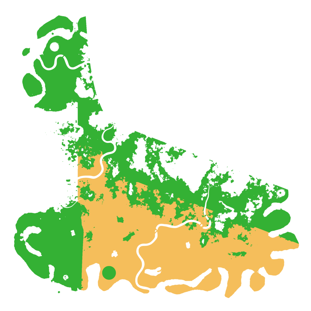 Biome Rust Map: Procedural Map, Size: 6000, Seed: 4098216