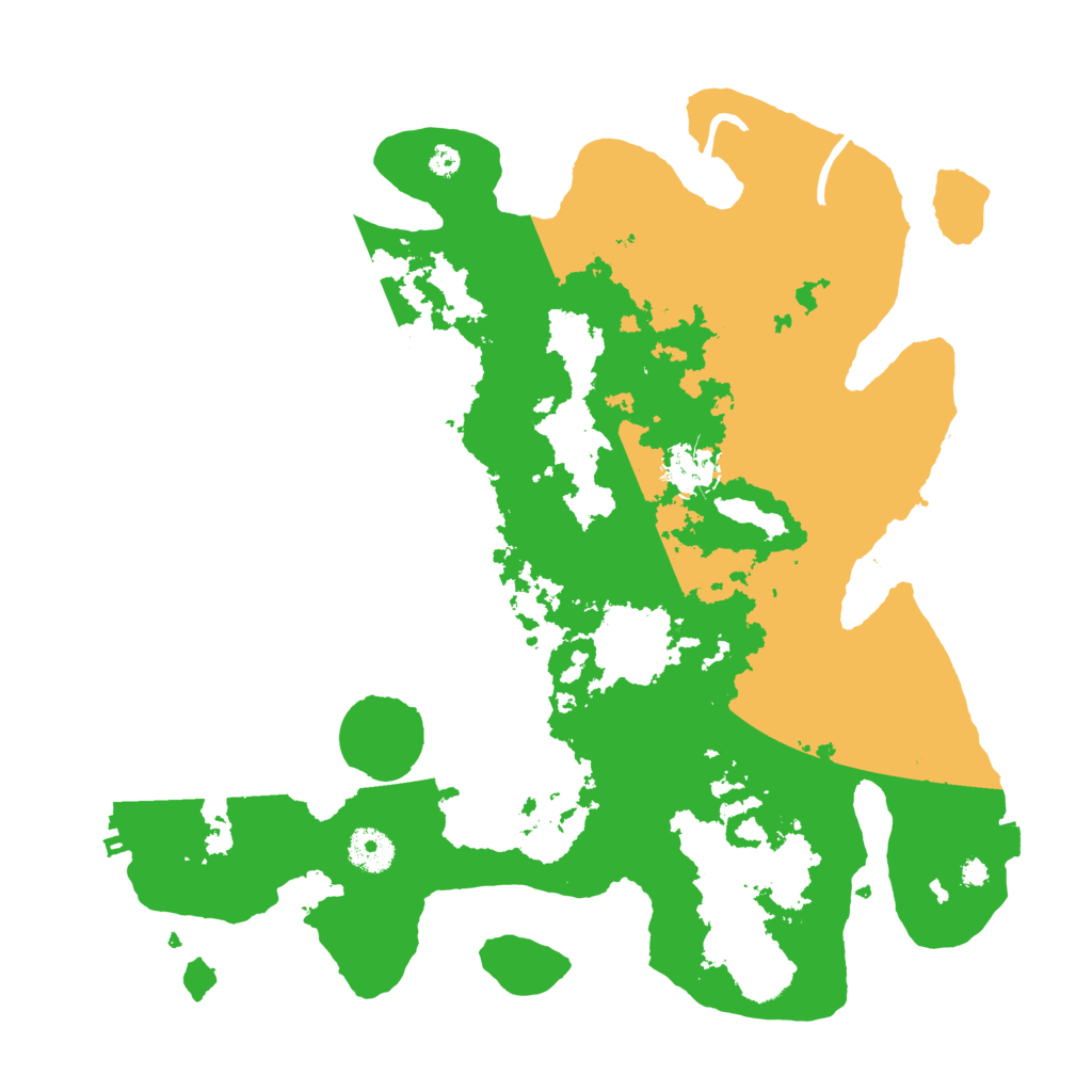 Biome Rust Map: Procedural Map, Size: 3650, Seed: 43277288
